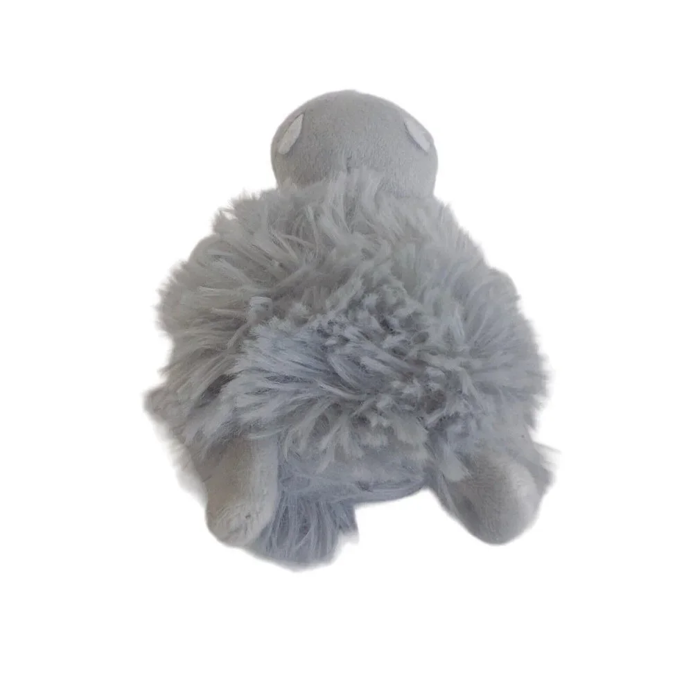 Fiesta Pom Pals 4.5” Plush Gray Beanie Ricky Hippo Big Green Eyes‎ Stuffed Toy